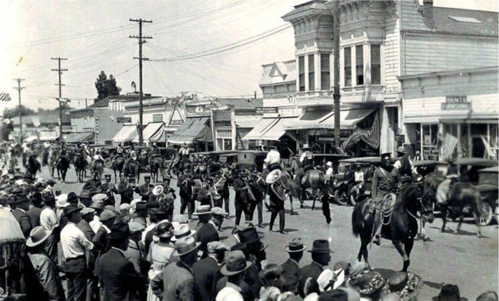 Captain Joe Concannon serving as the Grand Marshall of the first inaugural Livermore Rodeo Parade