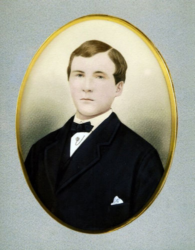The wedding portrait of James Concannon