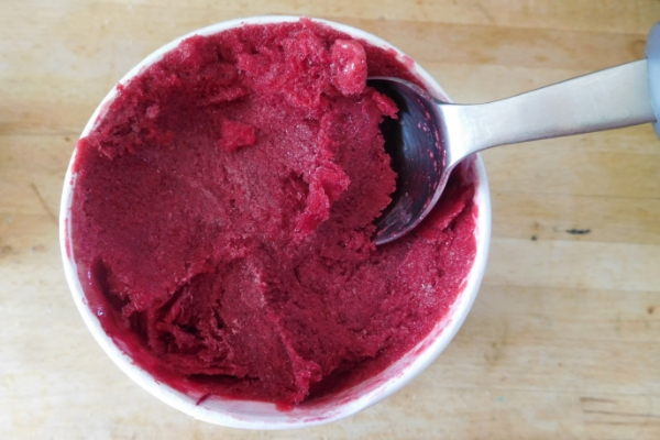 J's Juice and Grenache wine and ice cream pairing